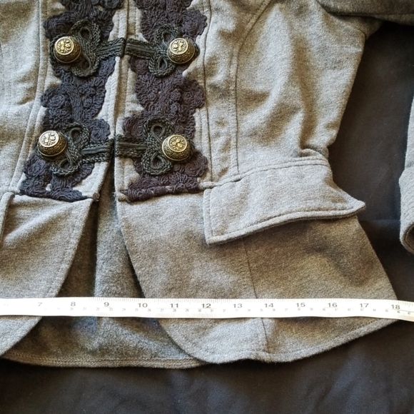 Autumn Gray British Military blazer jacket Comfortable & Stretchy - Picture 7 of 8